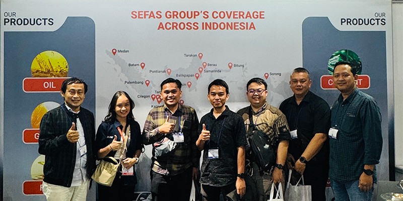 Booth SEFAS Group di Transport & Logistics 2025 dengan promo oli Shell dan layanan logistik terintegrasi