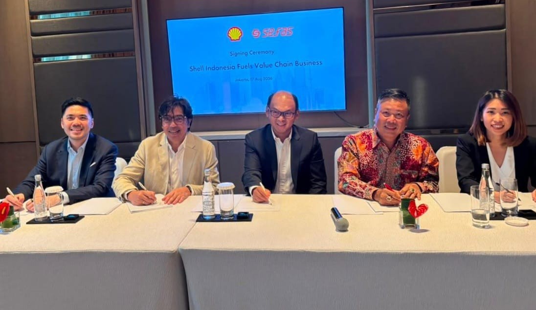 Perwakilan CITADEL, Shell Indonesia, dan SEFAS Group dalam kesepakatan akuisisi bisnis Shell di Indonesia